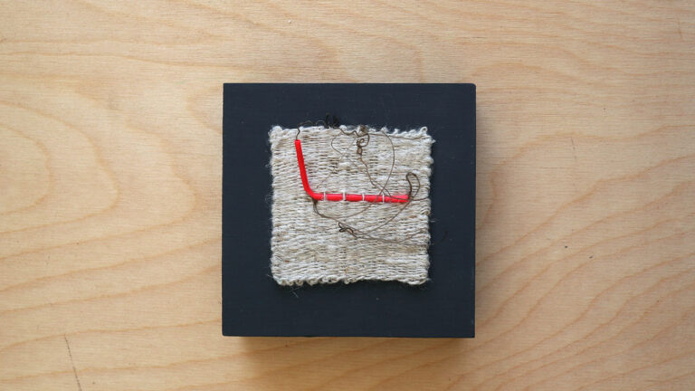 Strandingsgods 10x10 no15 vævet håndspundet hør