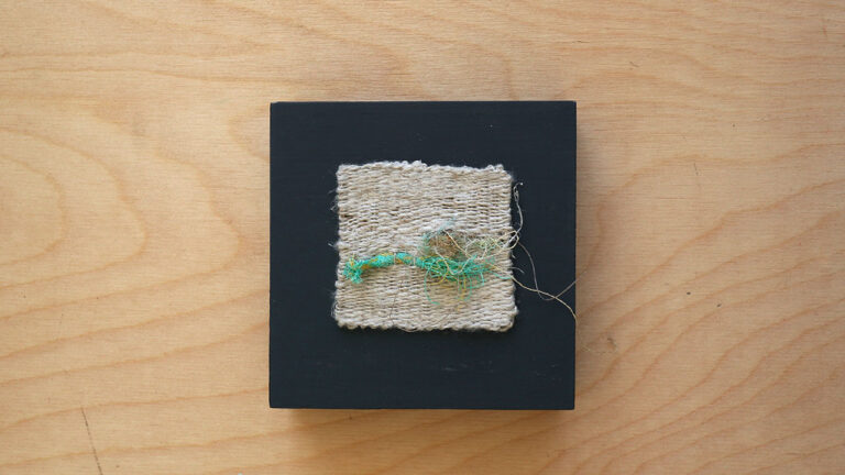 Strandingsgods 10x10 no19 vævet håndspundet hør