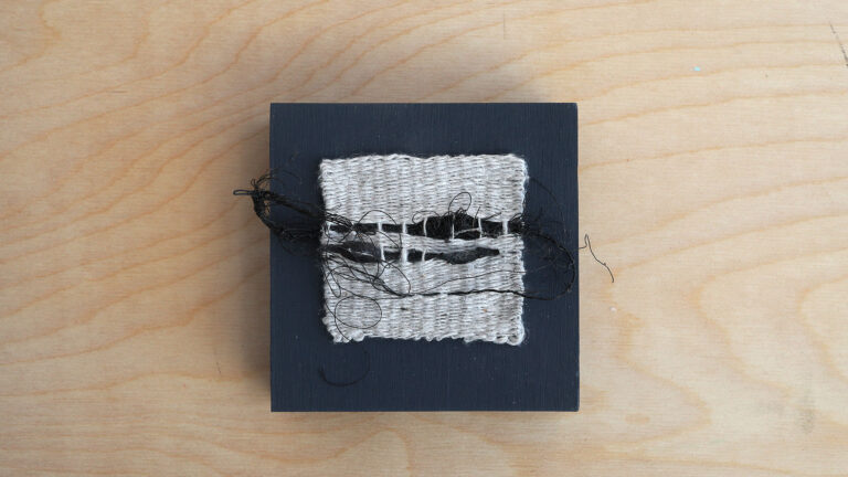 Strandingsgods 10x10 no2 vævet håndspundet hør med tang