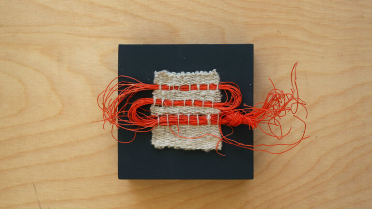 Strandingsgods 10x10 no23 vævet håndspundet hør