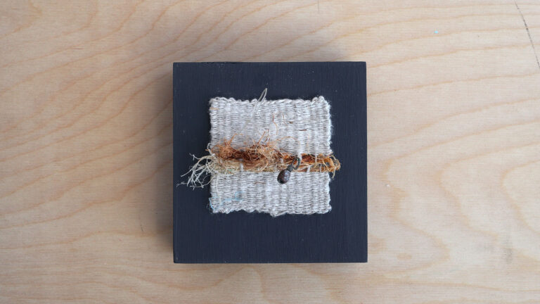 Strandingsgods 10x10 no3 vævet håndspundet hør