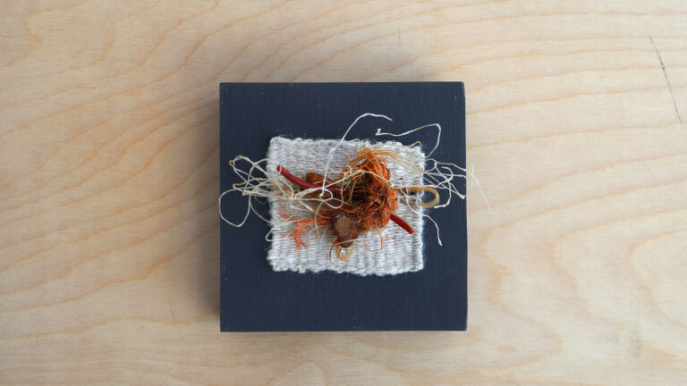 Strandingsgods 10x10 no5 vævet håndspundet hør