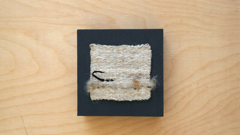 Strandingsgods 10x10 no6 vævet håndspundet hør