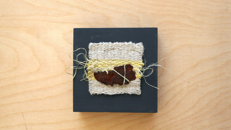 Strandingsgods 10x10 no9 vævet håndspundet hør